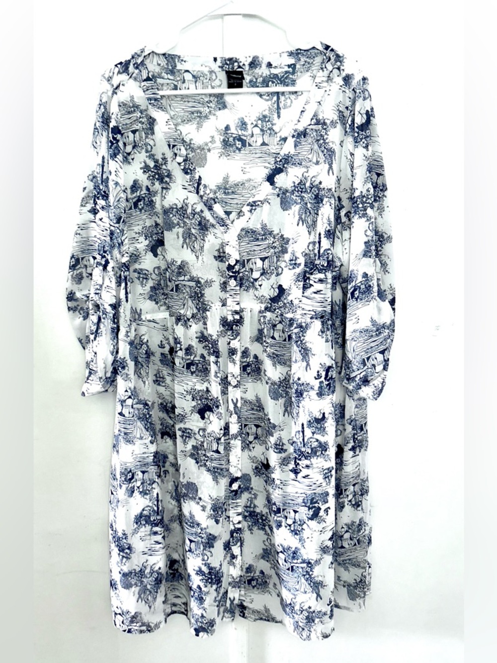 Disney Little Mermaid Sheer Dress/Cover UP 2X #0148